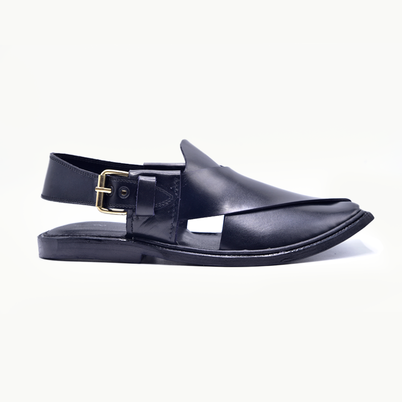 PESHAWARI CHAPPAL BLACK CULT