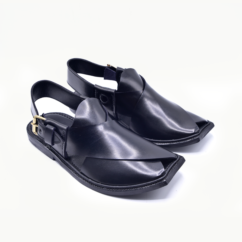 PESHAWARI CHAPPAL BLACK CULT